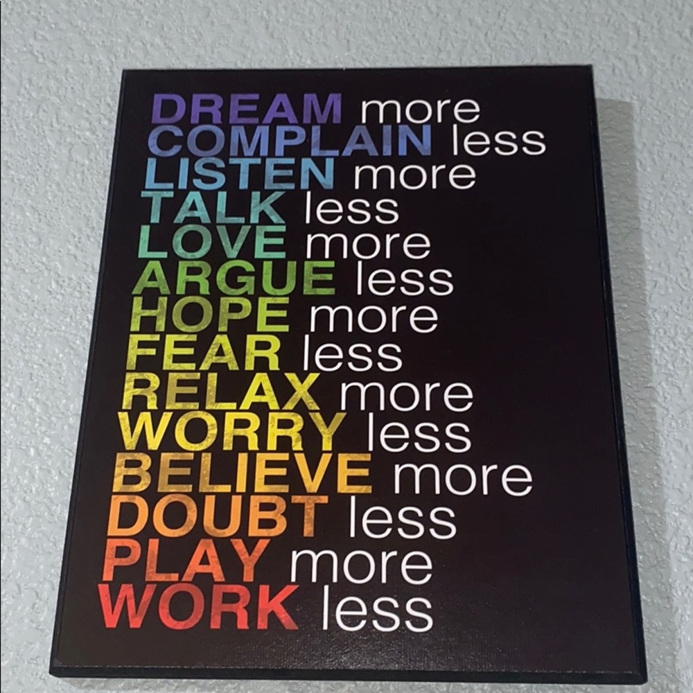 Room Decor with Inspirational Quotes